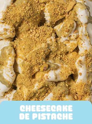 CHEESECAKE DE PISTACHE